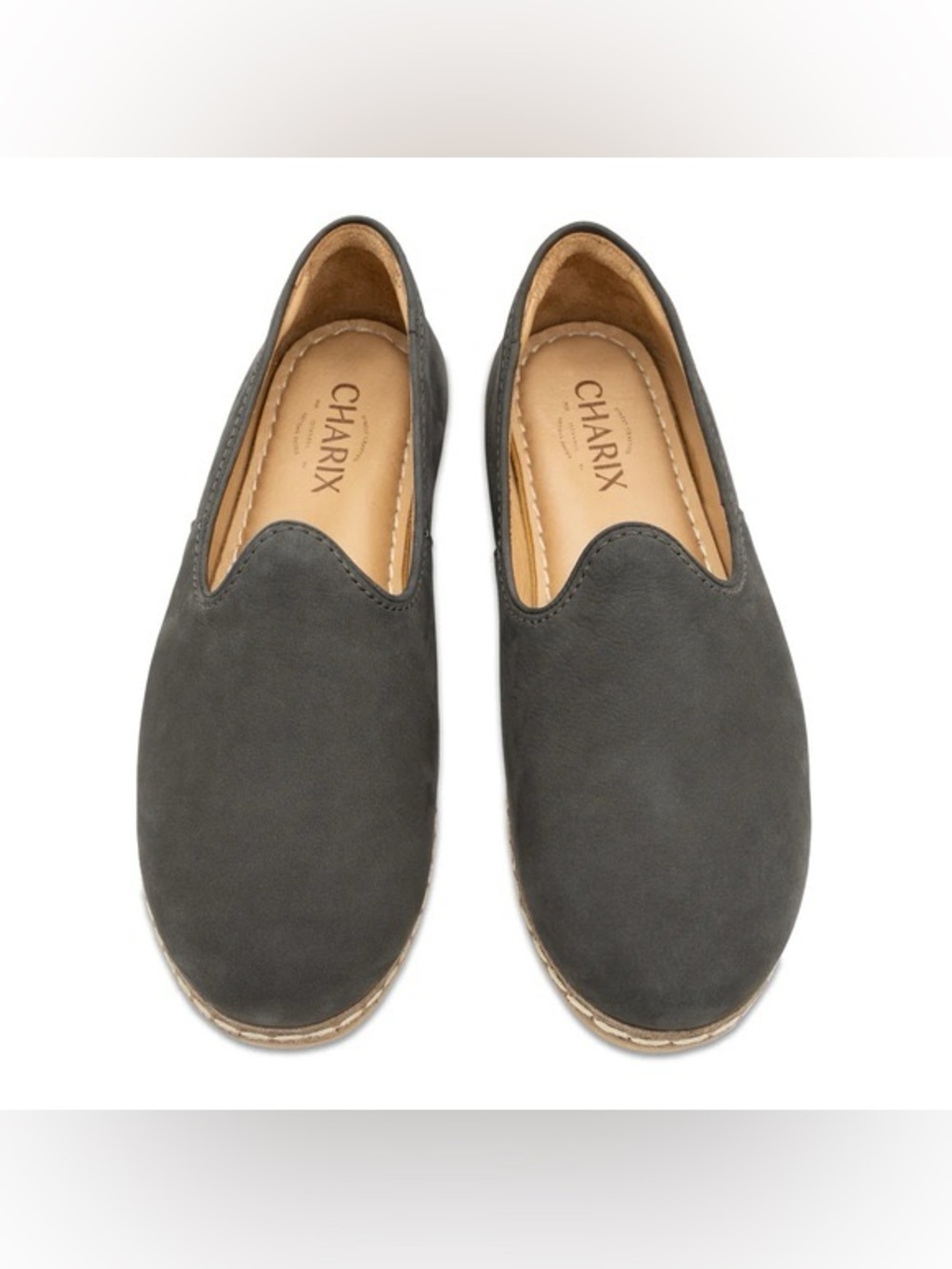 NWOT CHARIX Women’s Slip-On Loafers in Granite EU 37